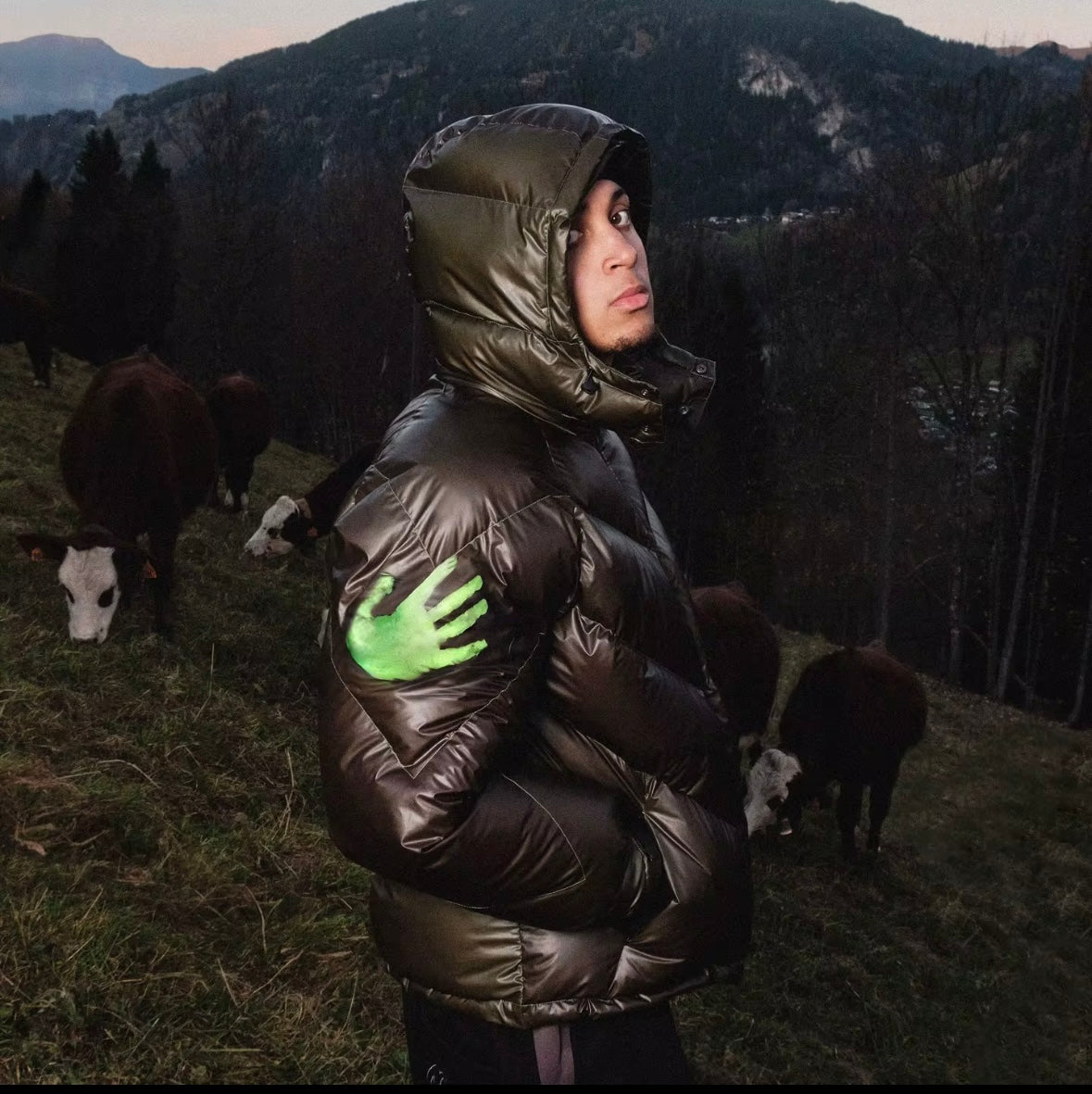 Warner x Spencer Puffer Green