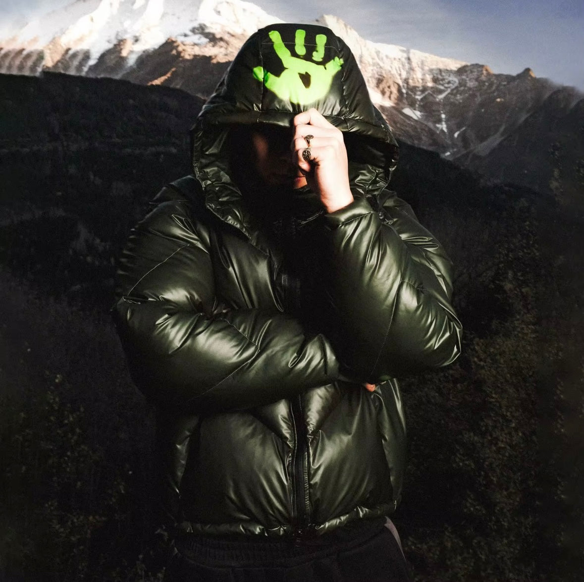 Warner x Spencer Puffer Green
